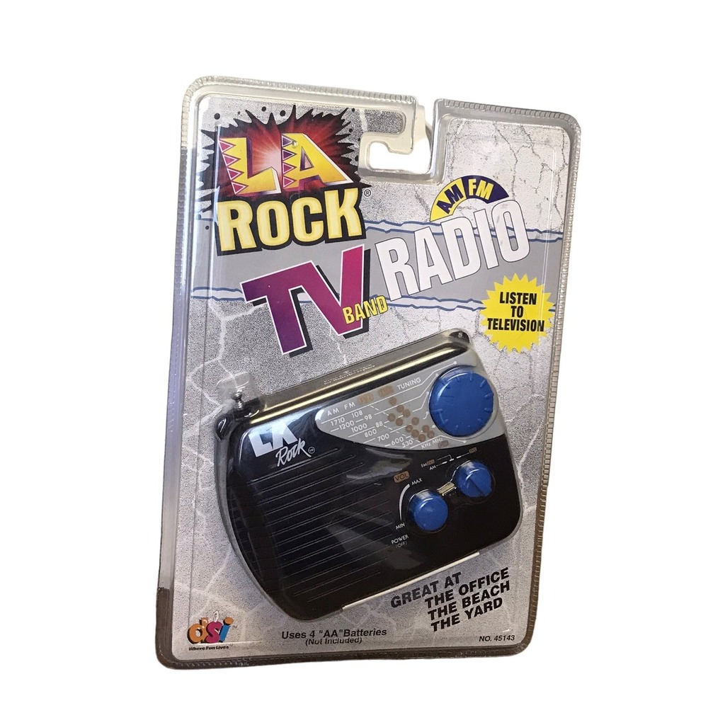 Vintage 1990s LA Rock TV Radio New